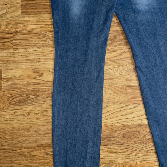Cato Premium Denim Skinny Jeans Women’s 12 Distressed Medium Wash - Picture 14 of 14